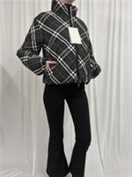 Burberry Puffer Jacket Reversible Check Black Khaki Mens Womens Size Small - S Regular