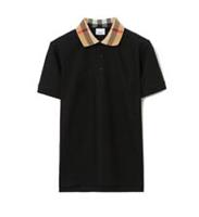 Burberry Cotton Polo T-Shirt - black - M Regular