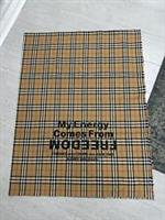 BURBERRY x Comme des Garons 2018 Capsule Scarf | Brown | CDG London Oversized