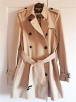 New without Tags Burberry Stone Beige Harbourne Mid Length Trench Coat UK 8 US 6 - 8 Regular