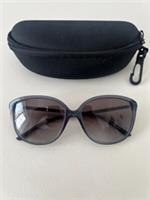Burberry B 4118-Q 3013/11 Transparent Grey Sunglasses Butterfly Full Rim 140mm