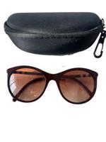 Burberry B 4145 3403/13 Unisex Polished Brown Sunglasses Round Full Rim 140mm