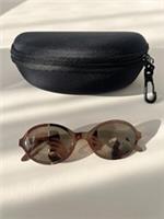 Burberry B 4141 Women's Polished Gunmetal Sunglasses Frame Oval Metal Full Rim