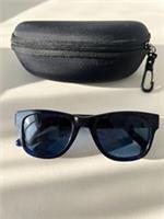 Burberry Unisex Polished Dark Blue Tortoise Sunglasses Frame Square Full Rim