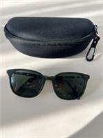 Burberry B 4144 3392/71 Polished Green Sunglasses Rectangular Circle 140mm