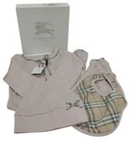 Burberry Baby Grow Set Girls Size 12 Months Pink Brand New Boxed