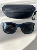 Burberry B4123 3355/87 Mens Polished Blue Square Sunglasses 140mm Full Rim