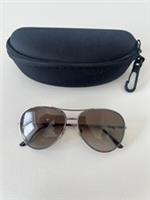 Burberry B3056 1003/13 Polished Gunmetal Pilot Sunglasses Mens 135mm Full Rim