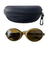 Burberry B4141 Womens Polished Green Oval Sunglasses Metal Full Rim Frame