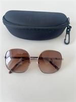 Burberry B3070 1145/13 Polished Silver on Havana Round Sunglasses Full Rim