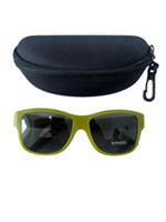 Burberry B4136 3374/87 Polished Green Square Sunglasses 140mm Full Rim w/ Case