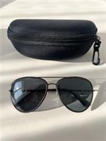 Burberry B3062 1143/81 Unisex Black Pilot Sunglasses Full Rim 135mm