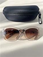 Burberry B4189 Polished Transparent Womens Butterfly Sunglasses | Scratch