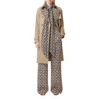 Burberry Women's Coat UK 6 Tan Cotton with Rayon Trench Coat New with tags