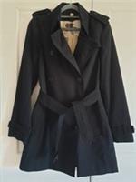 BNWT Burberry Black Harbourne Women's Mid Length Trench Coat UK 8 US 6 rrp&pound;1200 - 8 Regular