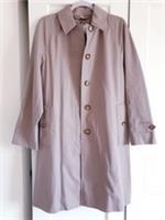 New Burberry Mauve Grey Cotton Single Breasted Trench Coat Size UK 6/8 &pound;1490 - 6 Regular