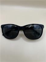 Burberry B4123 3001/87 Black Celluloid Brown Lens Sunglasses 57-18-140