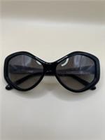 Burberry B4133 3001/11 Womens Black Oval Sunglasses 57-25-135