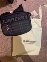 Burberry Shoulder Bag red black crosses