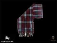 Burberry Classic checkered Lambswool scarf - Unisex - Red