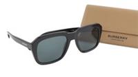 BURBERRY Astley Men's Sunglasses One Size Dark Square Frame Case and Box * - OS Regular