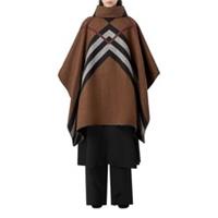 Burberry Women's Coat Brown Cashmere with Leather Overcoat New with tags