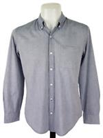 BURBERRY BRIT Mens Blue/Grey L/S EVENING SHIRT Formal - M - RRP £185 - M Regular