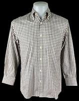 BURBERRY LONDON Mens Beige Check L/S EVENING SHIRT - M - Chest 44" - RRP £249 - M Regular