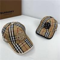 New Vintage Check Baseball Cap BurberryCap Khaki Hat