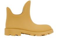 Burberry Marsh Ankle Boots Yellow Rubber Womens 11