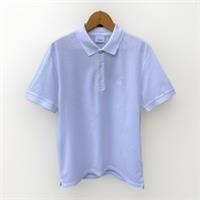 Burberry London Mens Polo Shirt White Pique Check Panel Top Logo Classic New - L Regular