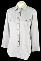 BURBERRY LONDON Womans Blue LUXURY L/S EVENING SHIRT DRESS U/Soft - S - RRP £289 - S Regular