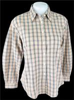 BURBERRY LONDON Womans Beige Novacheck L/S EVENING SHIRT - M - RRP &pound;225 - M Regular