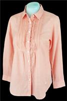 BURBERRY LONDON Womans Pink L/S EVENING RUFFLED SHIRT DRESS Dinner - S (M) -£345 - S Regular