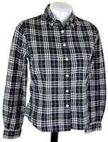 BURBERRY LONDON Womans Grey & White Check L/S EVENING SHIRT - S - RRP £225 - S Regular