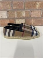 Burberry Alport Birch Brown Check Espadrilles UK Size 3 EU Size 36