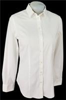 BURBERRY LONDON Womans White L/S EVENING SHIRT Formal Stretch - XS - UK6 - &pound;225 - XS Regular