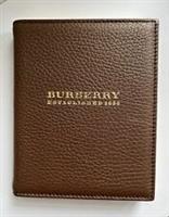 BURBERRY POCKET BOOK TOBACCO BROWN NOTE BOOK 4 X 5inches RARE UNISEX MENS WOMENS
