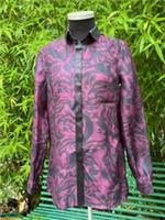 Burberry Rare Sample Shirt with Removeable Leather Collar UK Size 6 BNWT - 6 Regular