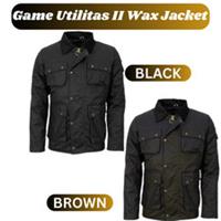 Game Utilitas II Mens Quilted Cotton Wax Jacket Durable, Stylish & Practical - S-2XL Regular