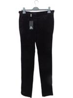 Burberry Trousers Velvet Purple Button Slim Fit Size 32 Waist