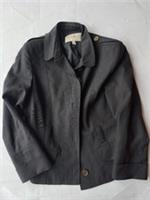 Ladies Burberry Black Jacket Uk 8 Immaculate Condition Never Worn - XS Regular