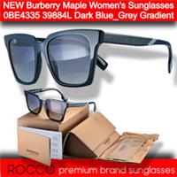 NEW Burberry Maple Women's Sunglasses 0BE4335 39884L Dark Blue_Grey Gradient