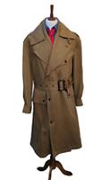Burberry Mens Trench Coat XXL Oversized Italy New Beige Cotton Waterproof Long - 2XL Regular