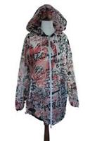 Burberry Jacket Womens UK 8 Waterproof Coat Graffiti UK 8 USA 6 Beyonce New - 8 Regular