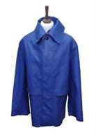 Burberry Italy Runway Waterproof Blue Coat Mac One Size S M L XL XXL - One Size Regular