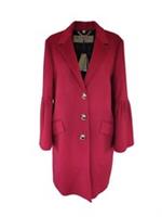 Burberry New Coat Samborne Parade Red UK 16 USA 14 IT 48 XL L £1195 Cashmere - 16 Regular