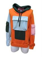 Burberry Ludford Hoodie Sweatshirt Jumper Multi Pocket Orange M Medium IT 50 40 - M Regular