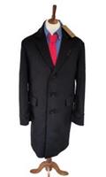 Burberry Mens Black Overcoat BNWT IT 50 UK 40 M Medium Italy - M Regular