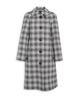 Burberry Walkden Plaid Waterproof Wool Coat UK 10 USA 8 IT 42 M - 10 Regular